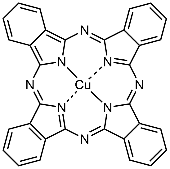 CuPC C32H16CuN8 CAS: 147-14-8 Copper(II) phthalocyanine Chemical compound
